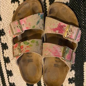 Birkenstock Arizona in Flower Crush, 38
